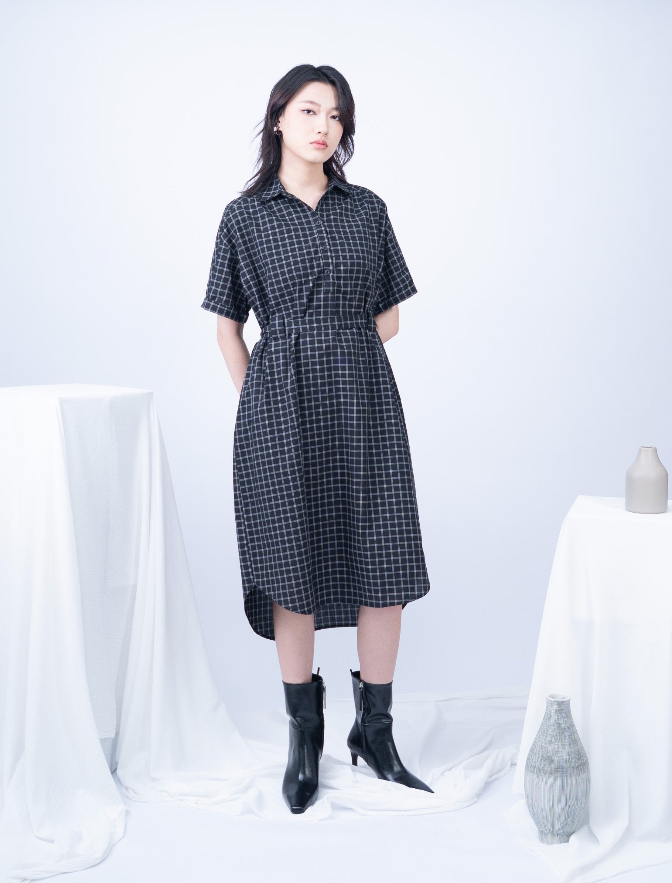 Olso Checked Dress