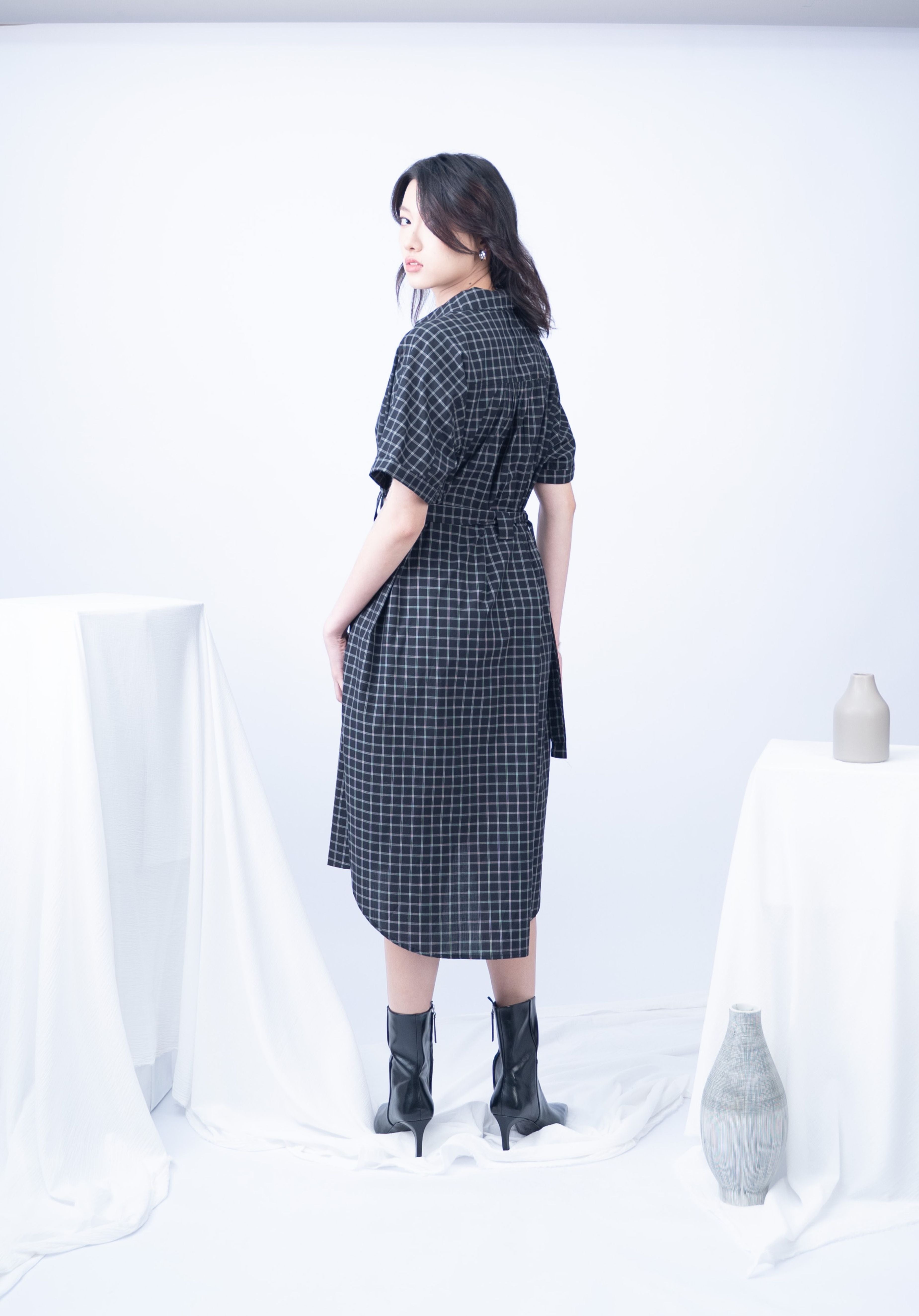 Oslo Checked Dress