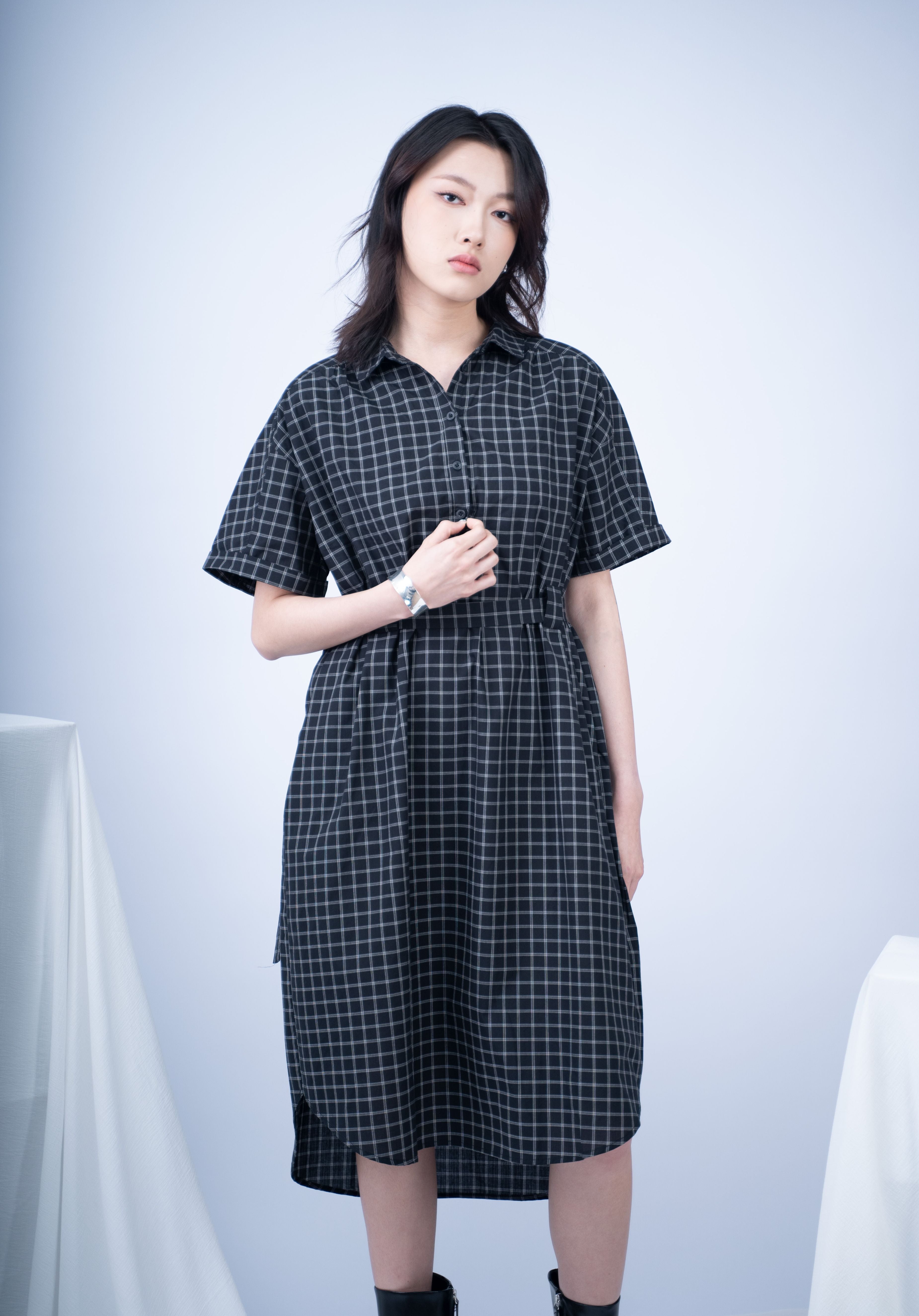 Oslo Checked Dress