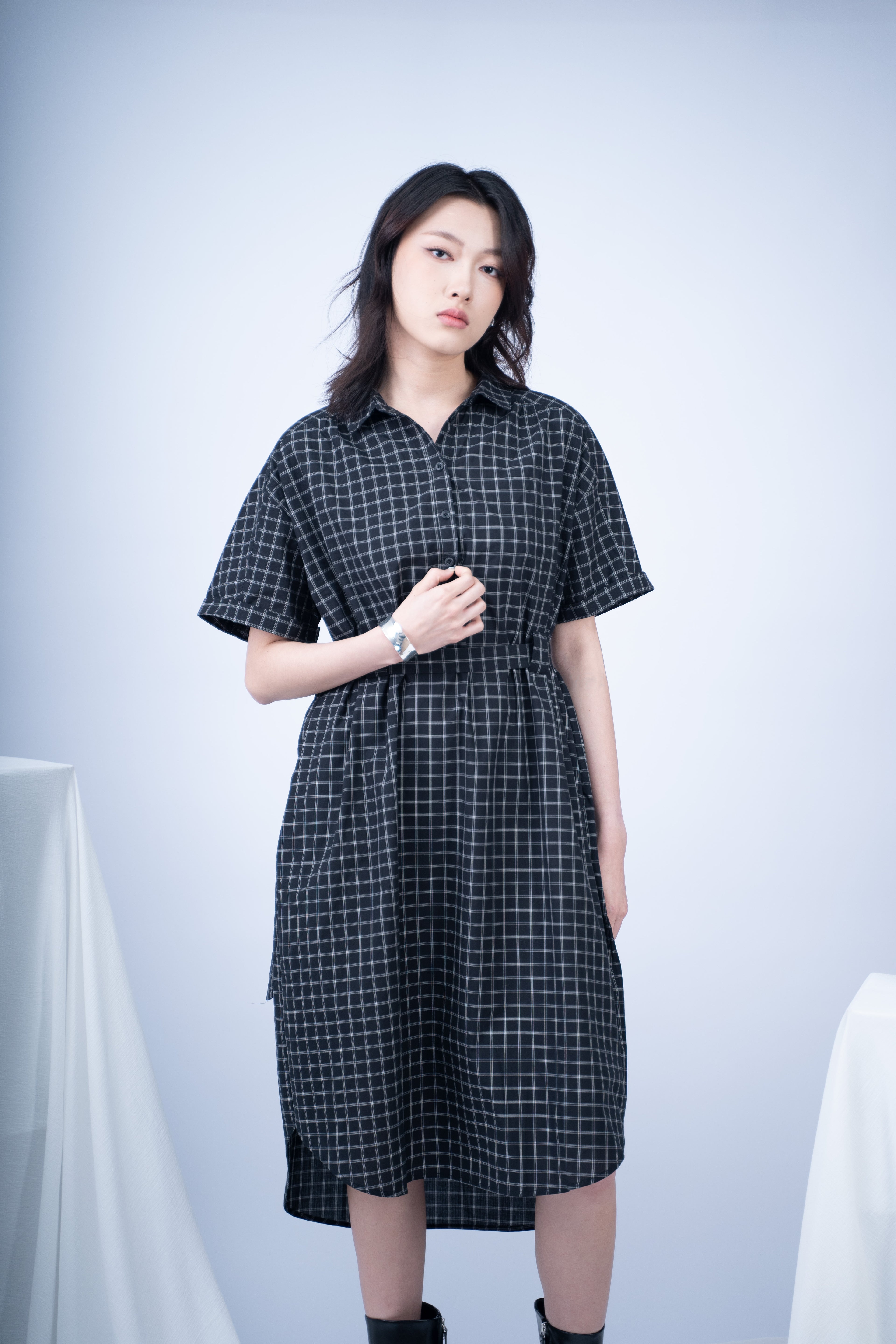 Olso Checked Dress