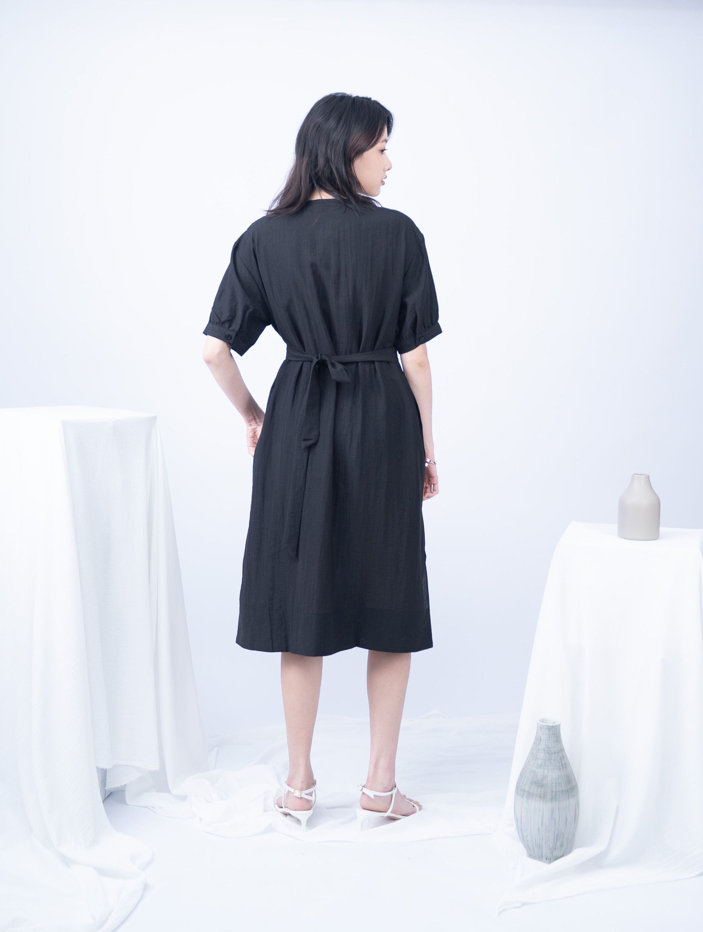 Rhea Front Zipper Dress