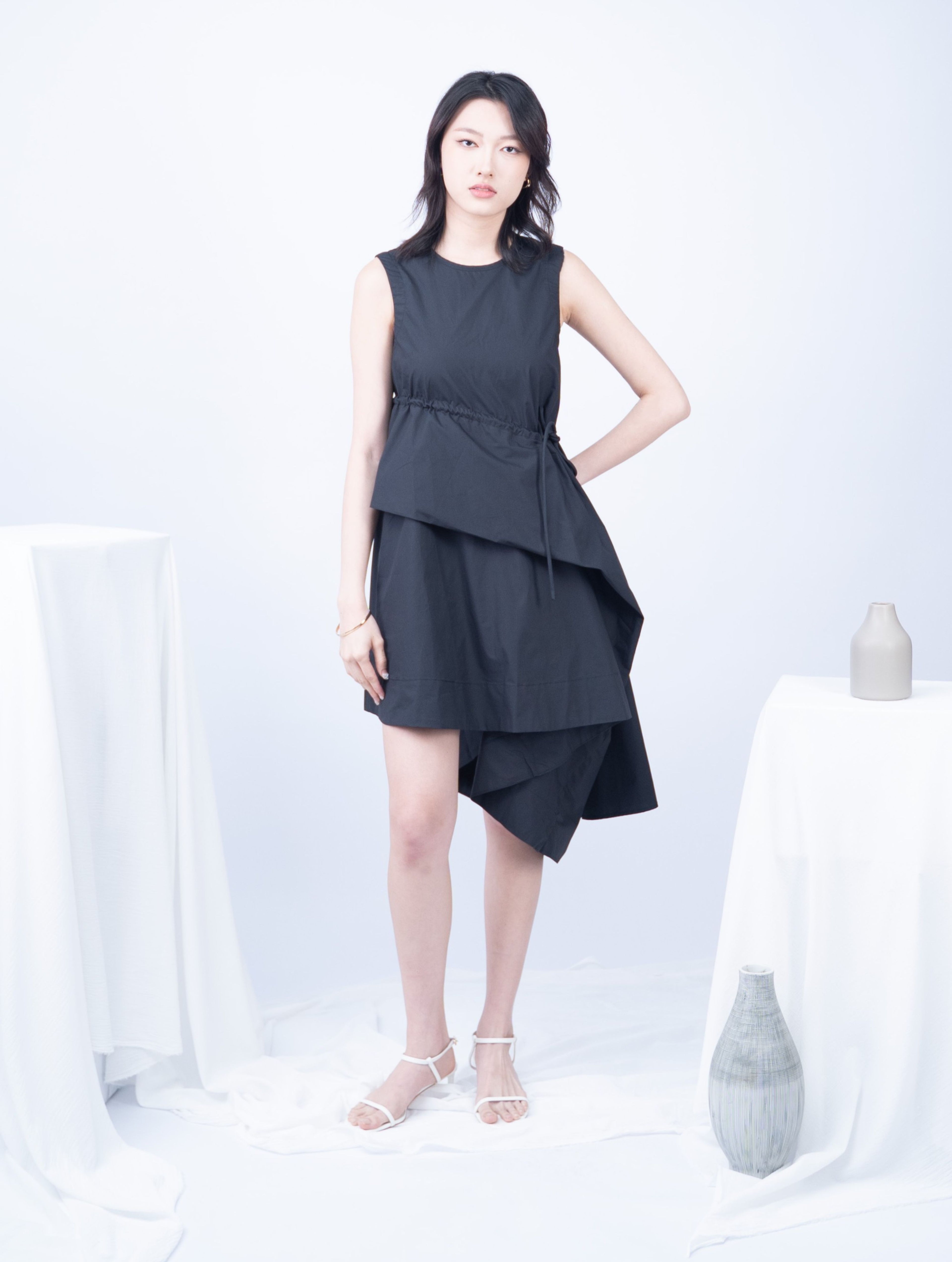 Jobeth Tie Front Cut Dress – M)phosis