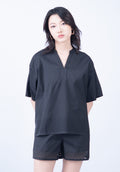 Petal Laser Cut Short Sleeve Top