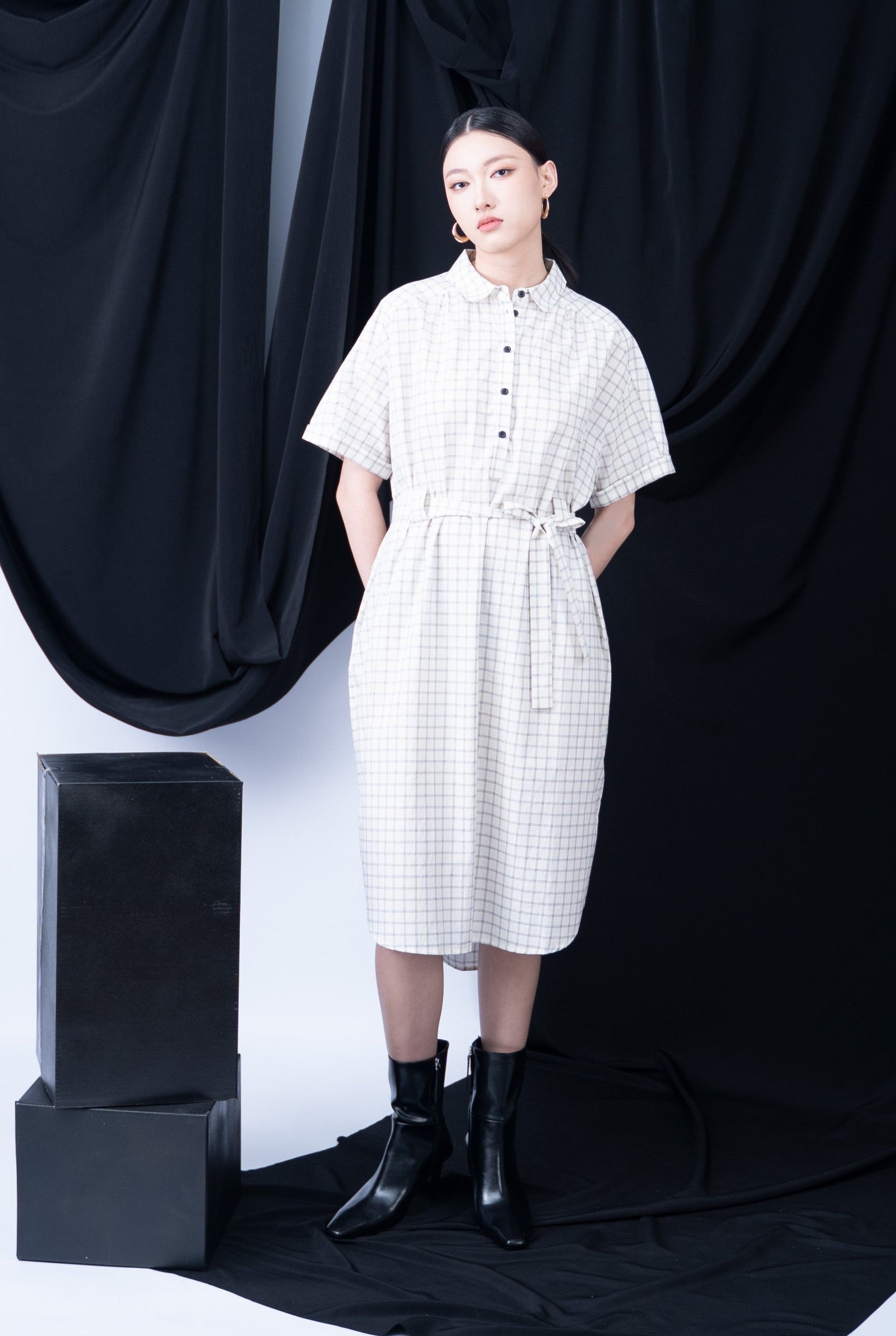 Olso Checked Dress