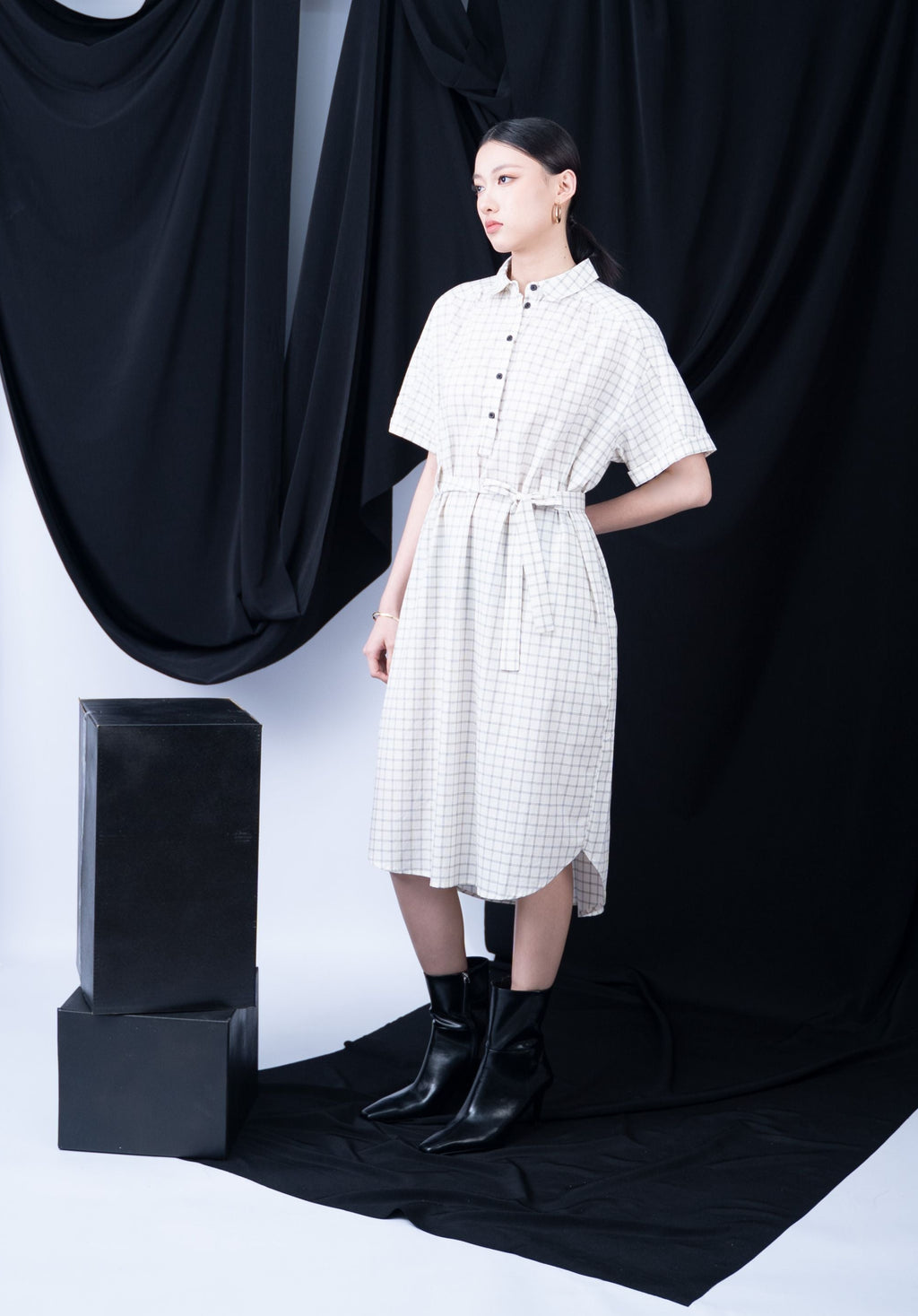 Oslo Checked Dress