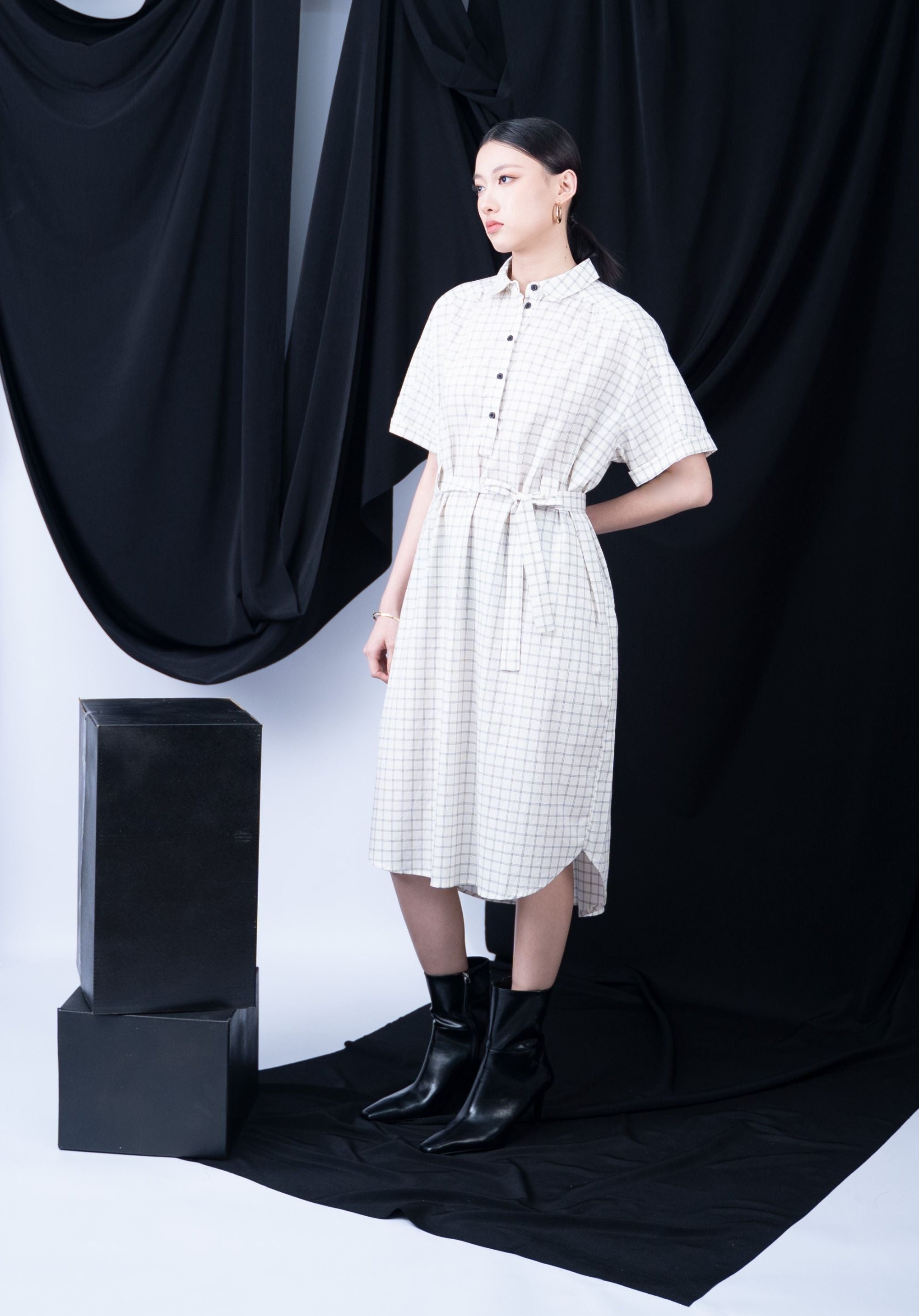 Oslo Checked Dress