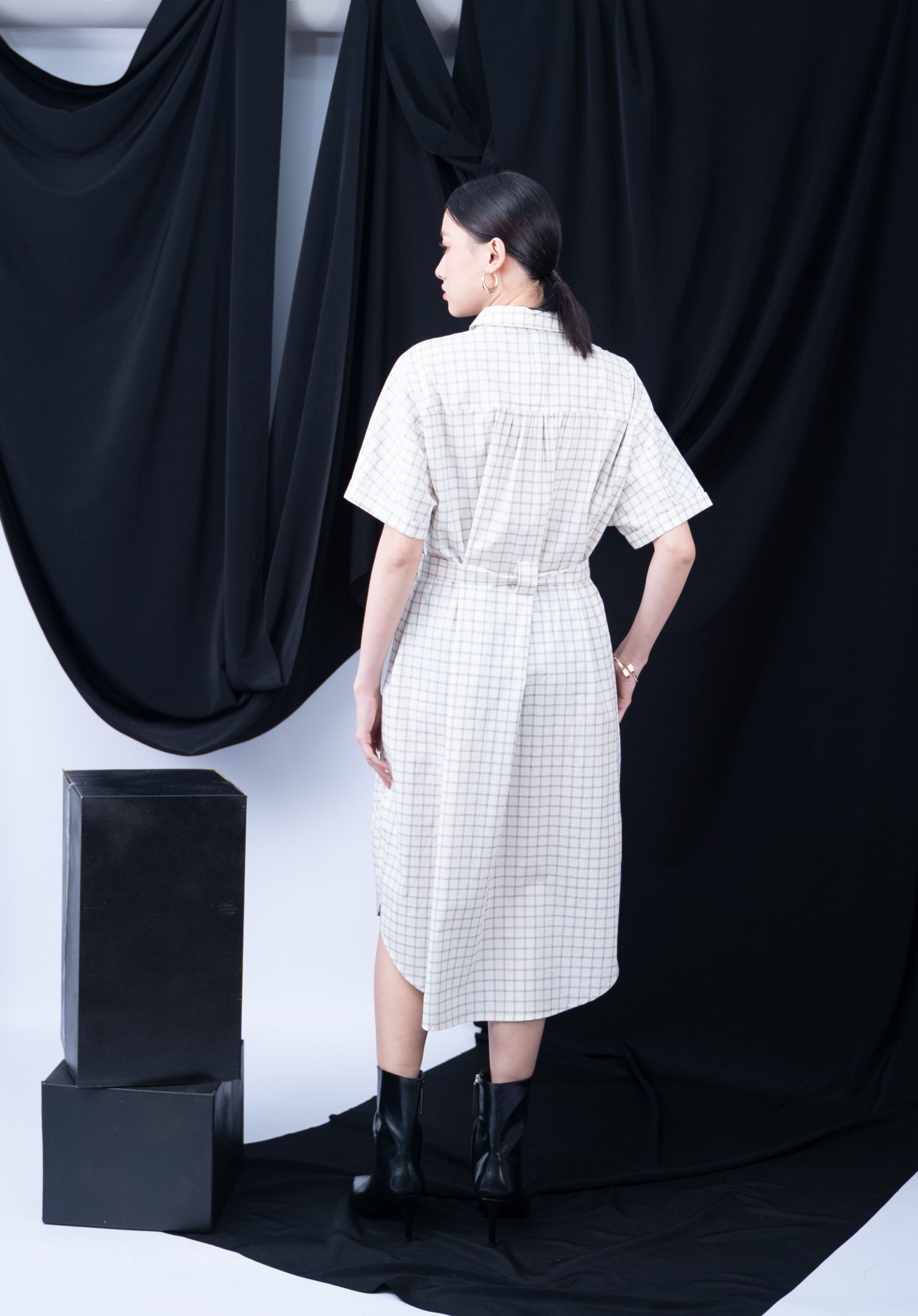 Oslo Checked Dress
