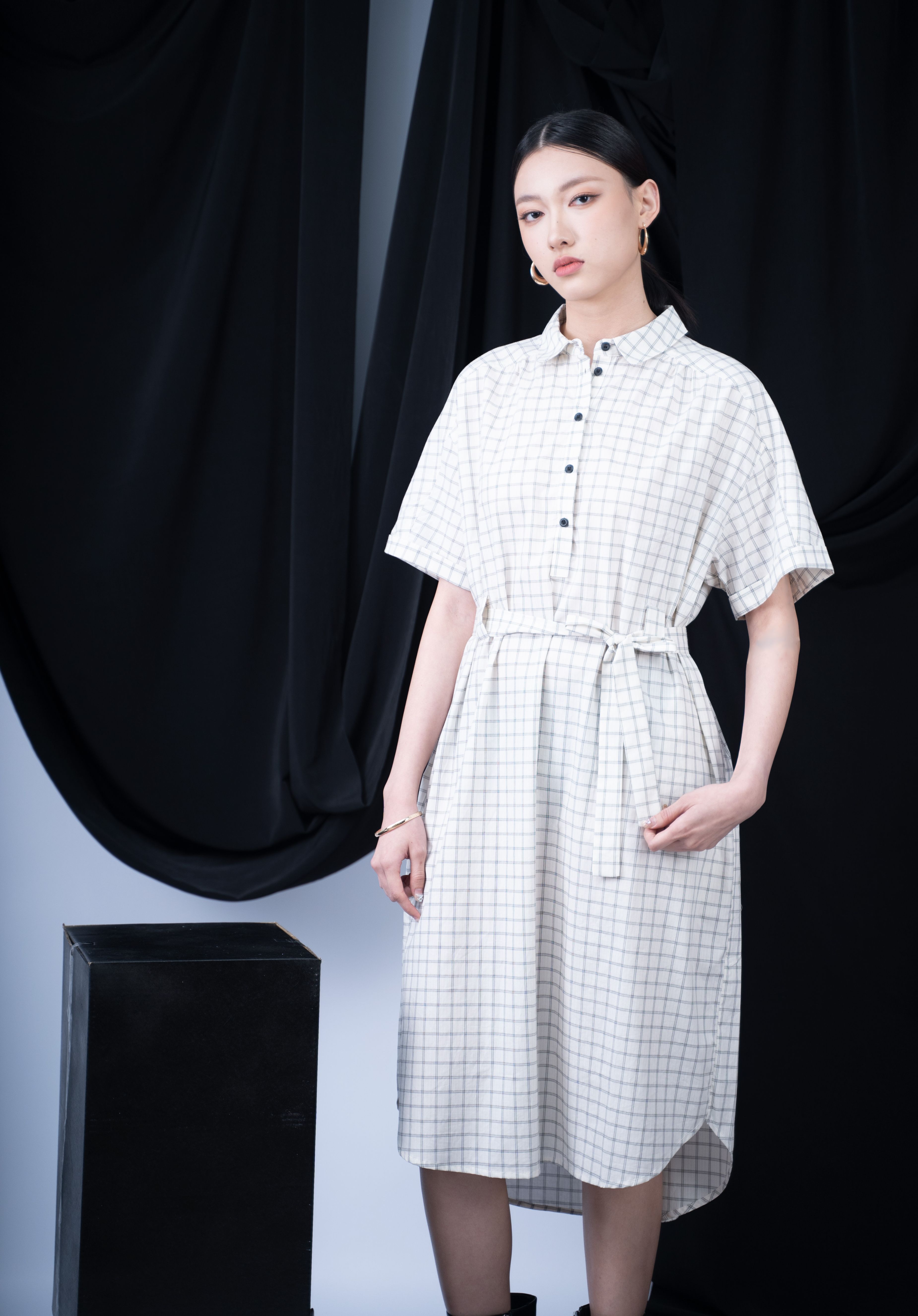 Oslo Checked Dress