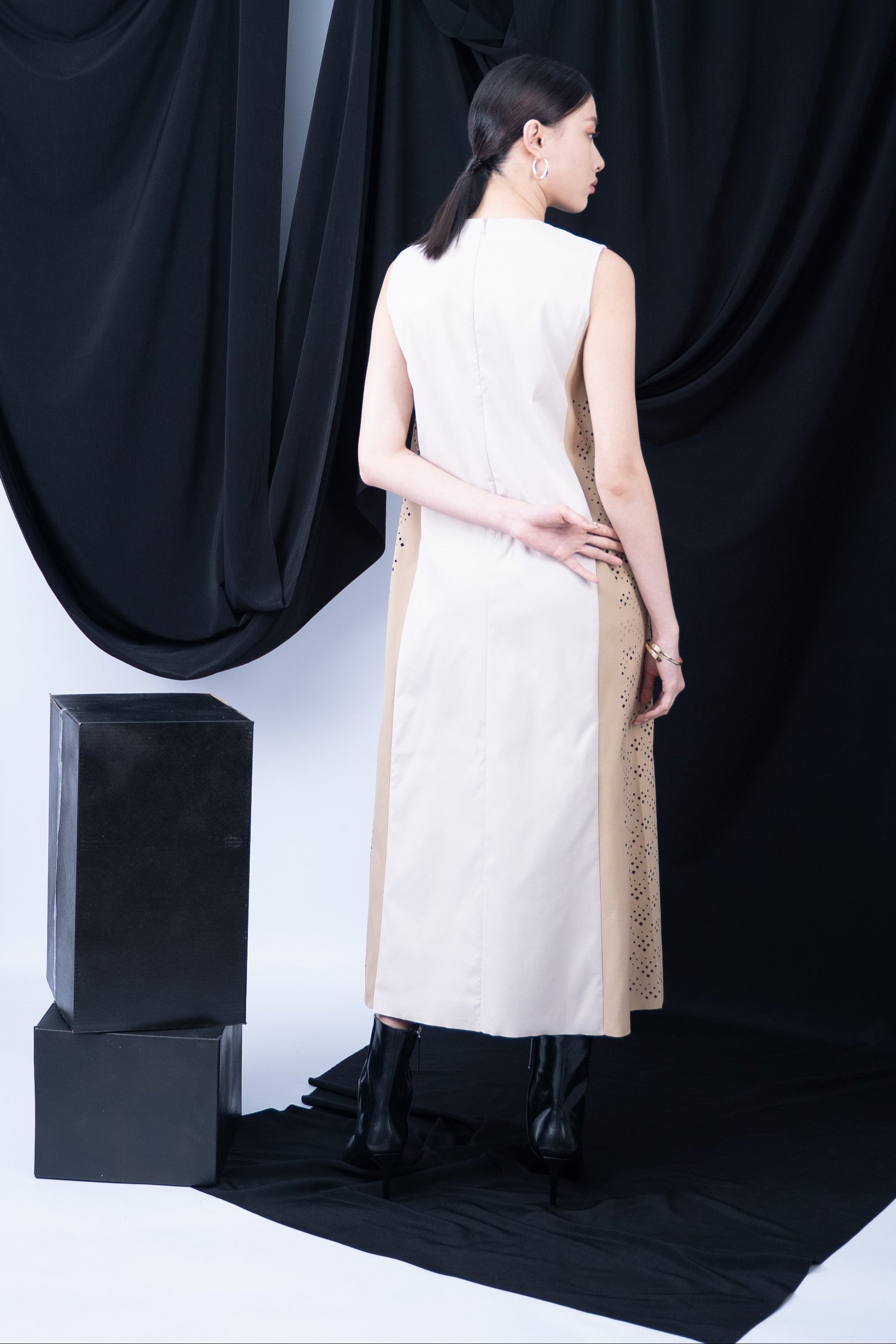 Purdie Laser Cut Maxi Dress