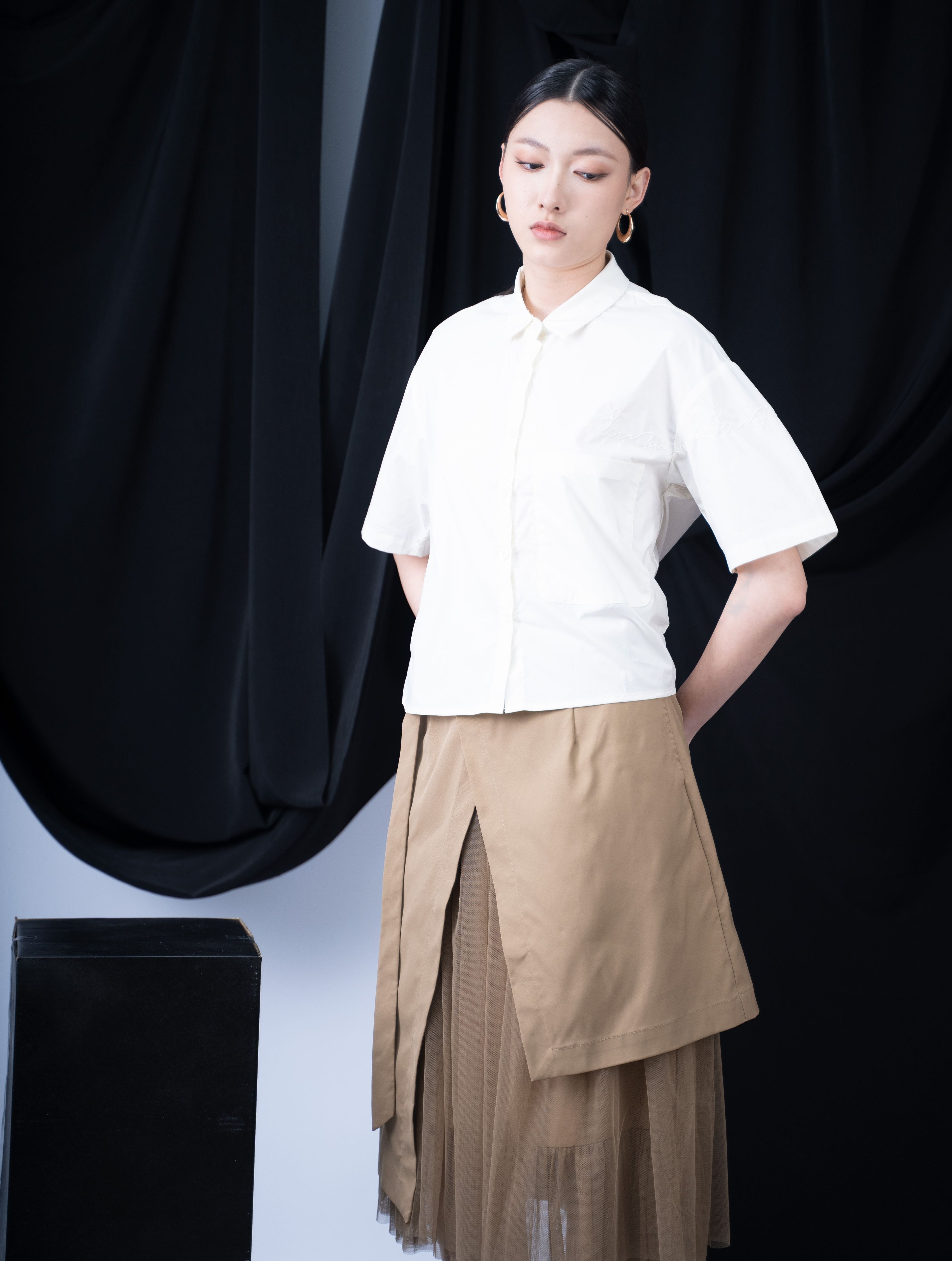 Torin Embroidery Short Sleeve Top