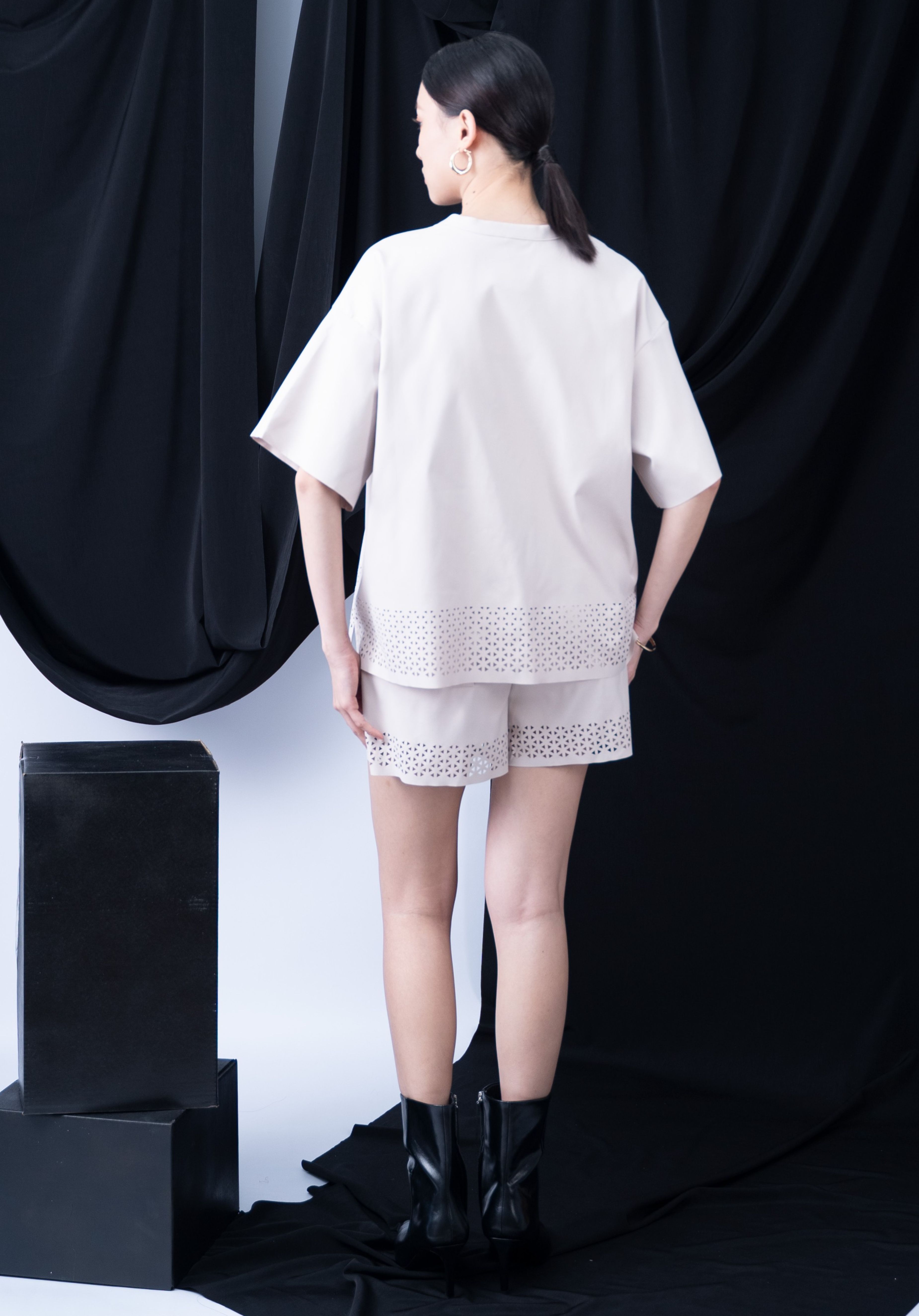 Phenie Laser Cut Short