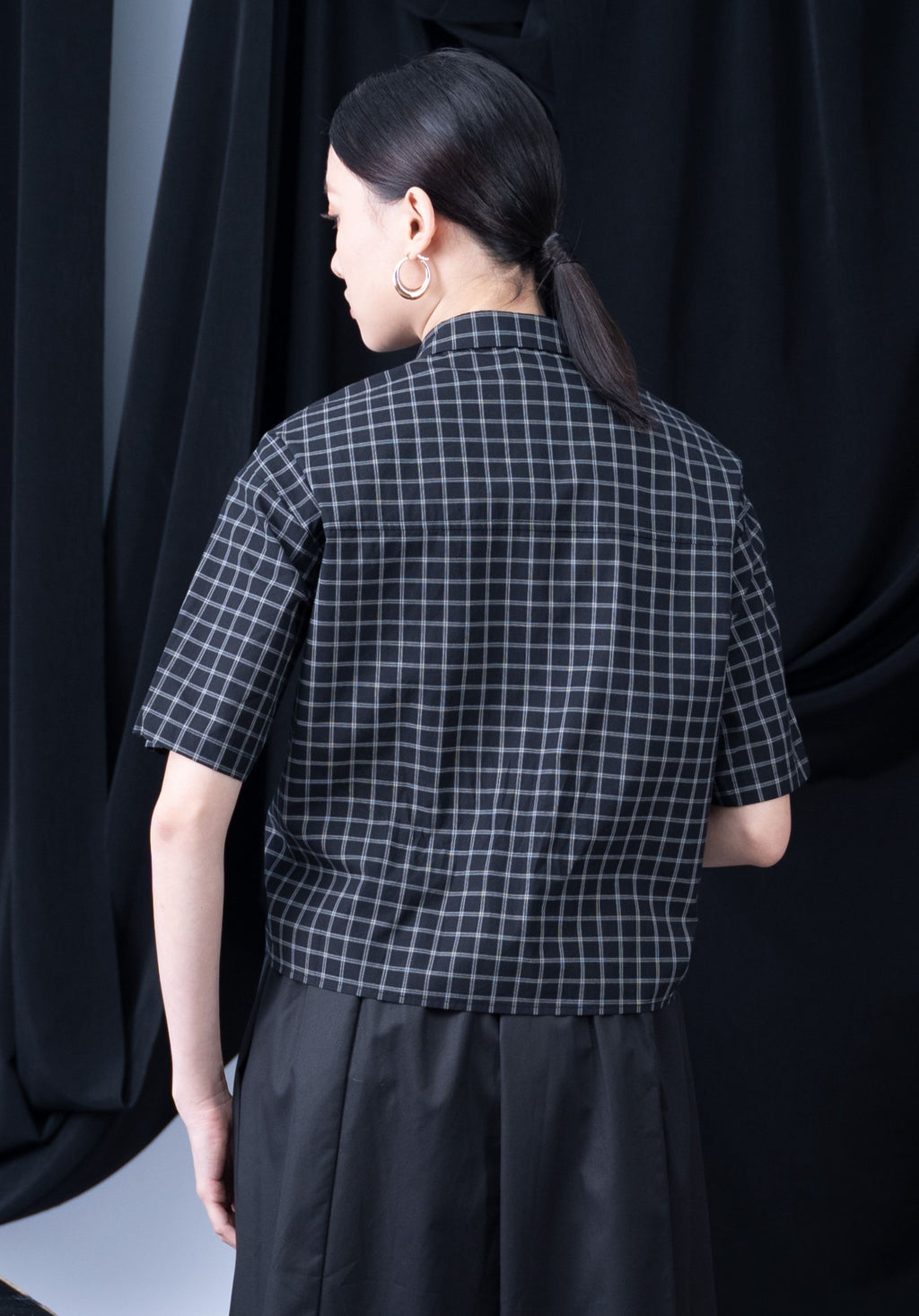Oswin Checked Top