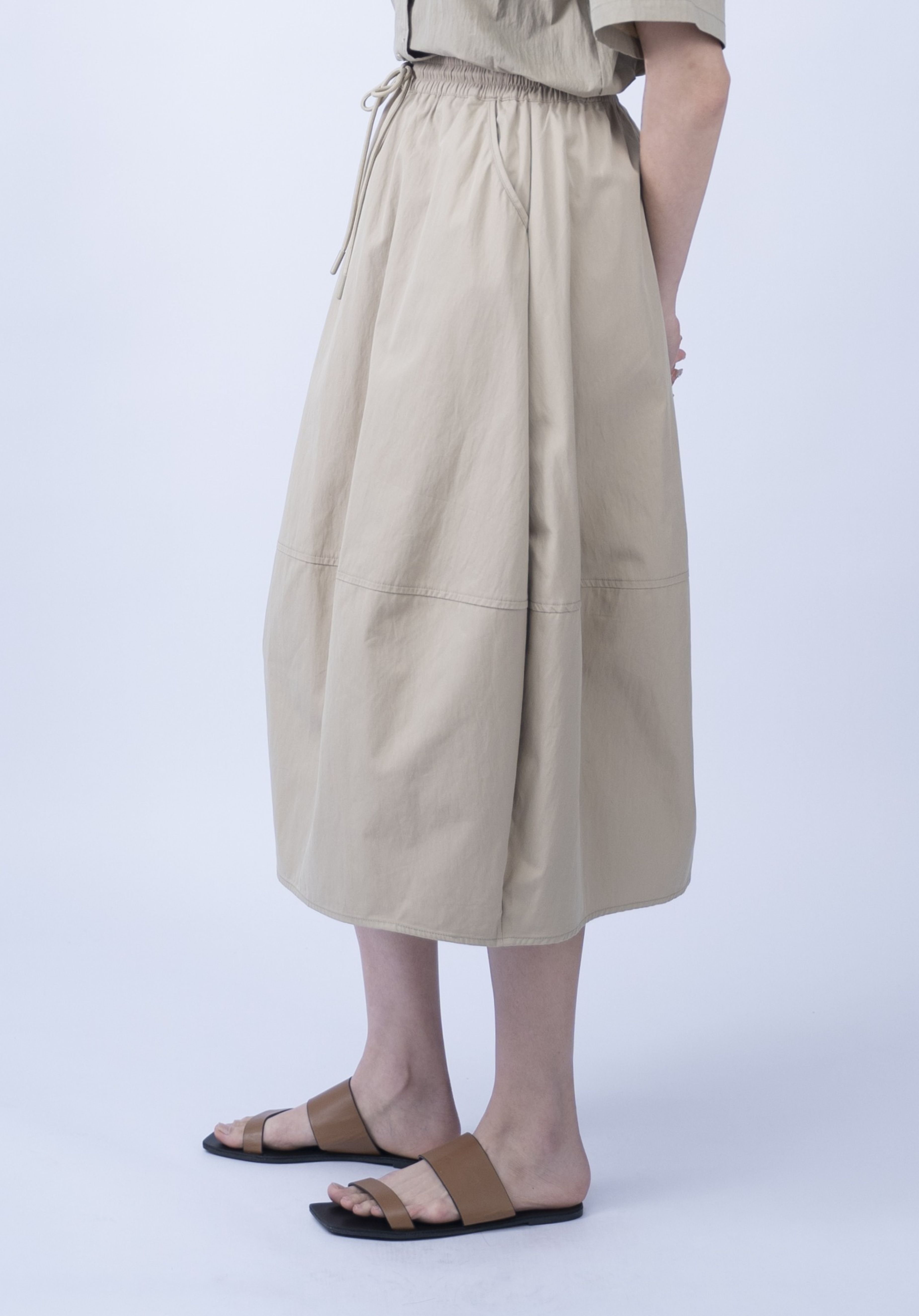 Micah Long Lantern Skirt