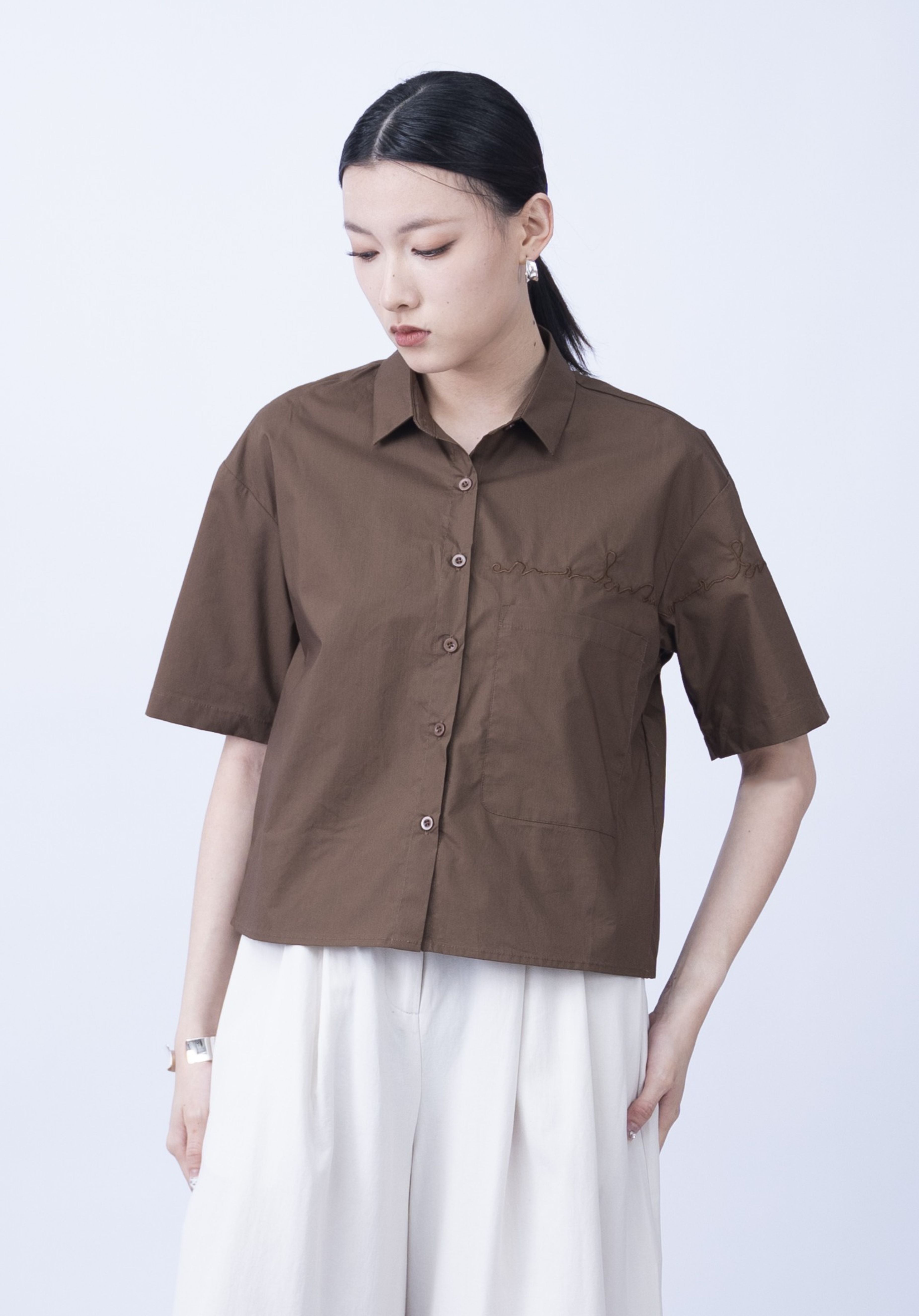 Torin Embroidery Short Sleeve Top