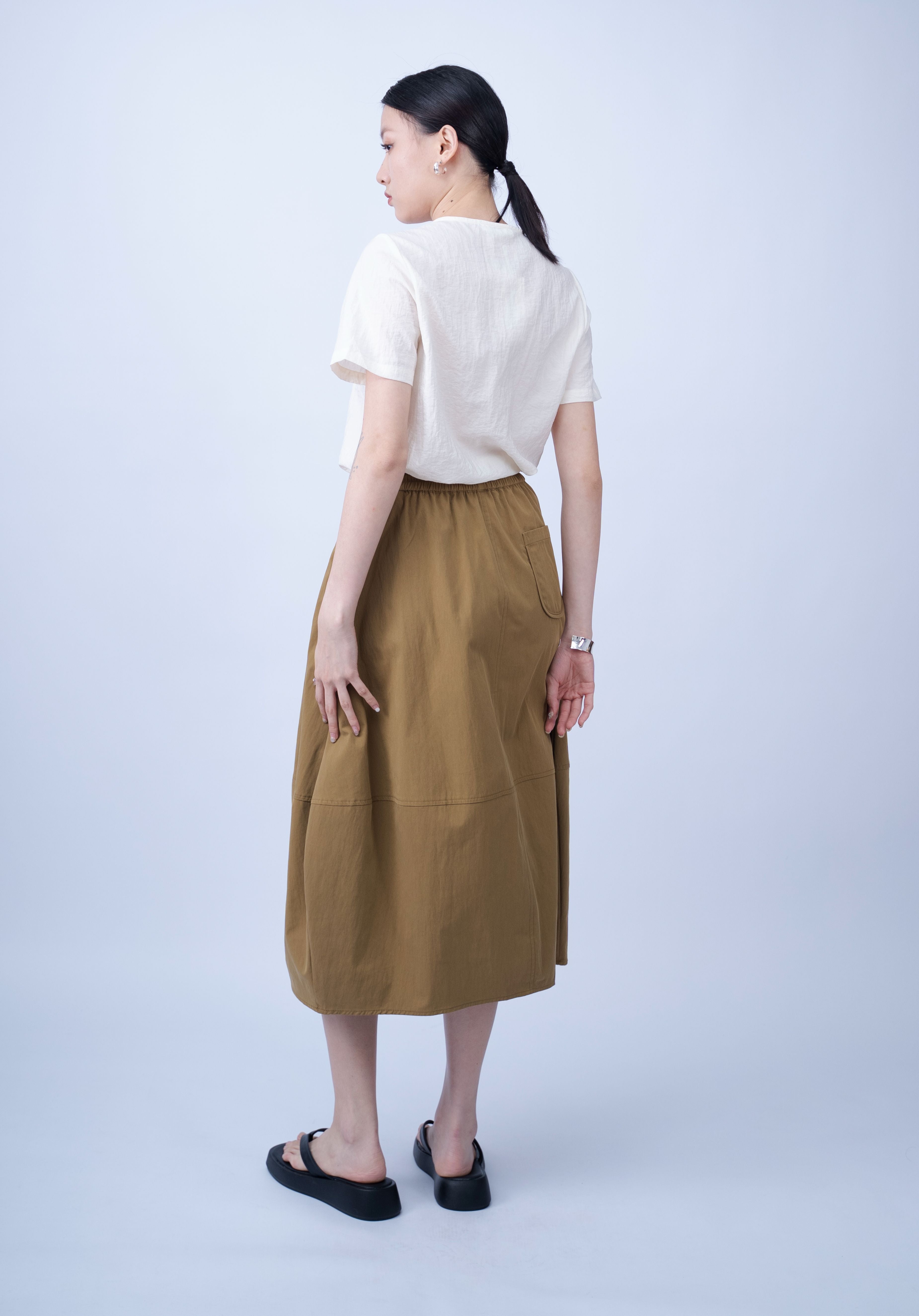 Micah Long Lantern Skirt