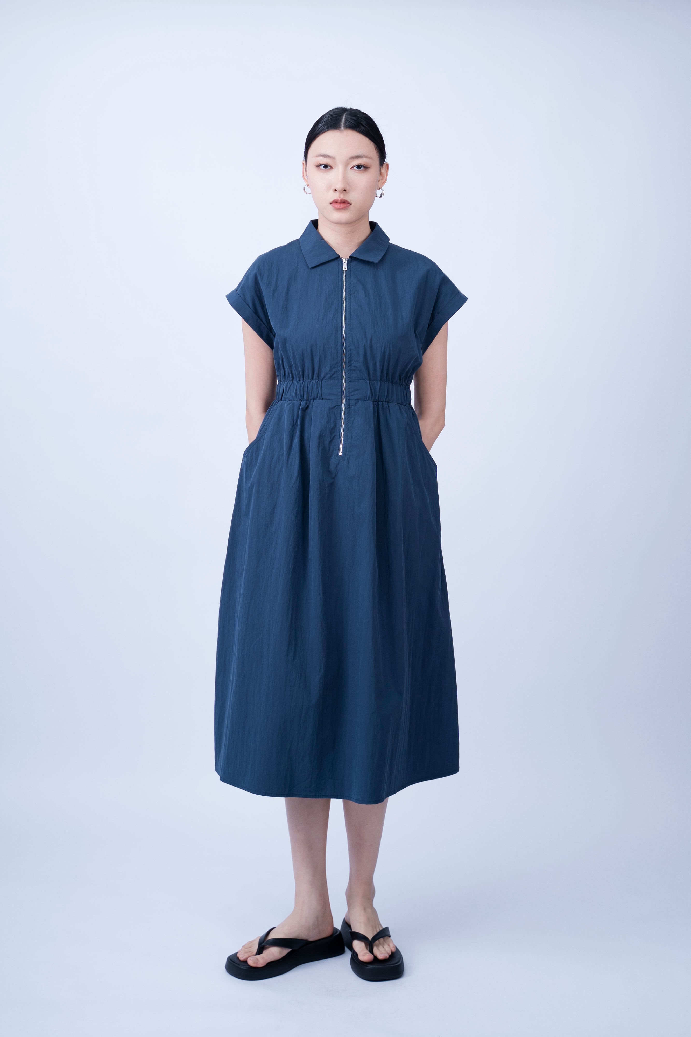 Andresa Ziper Front Dress