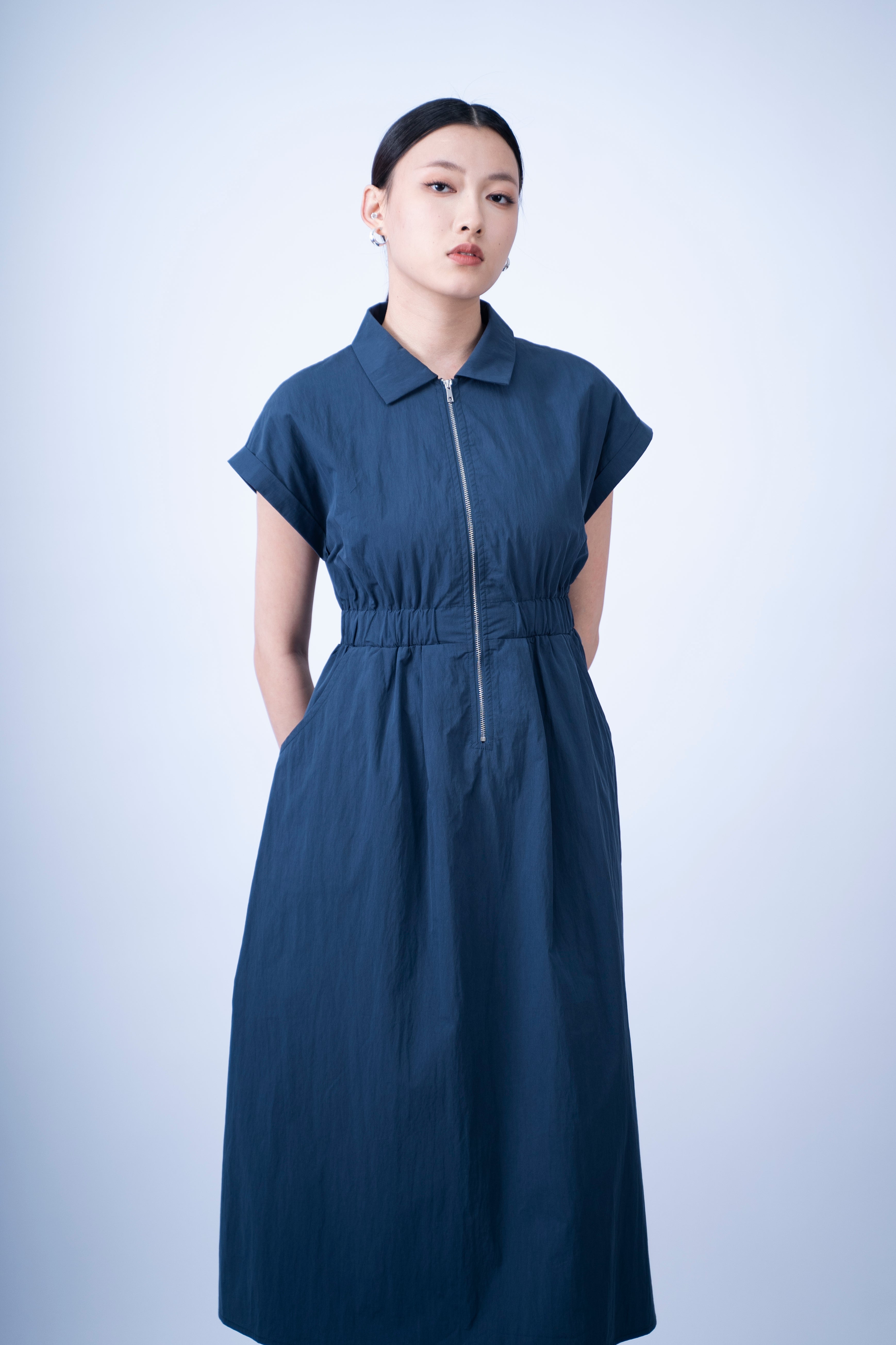 Andresa Ziper Front Dress