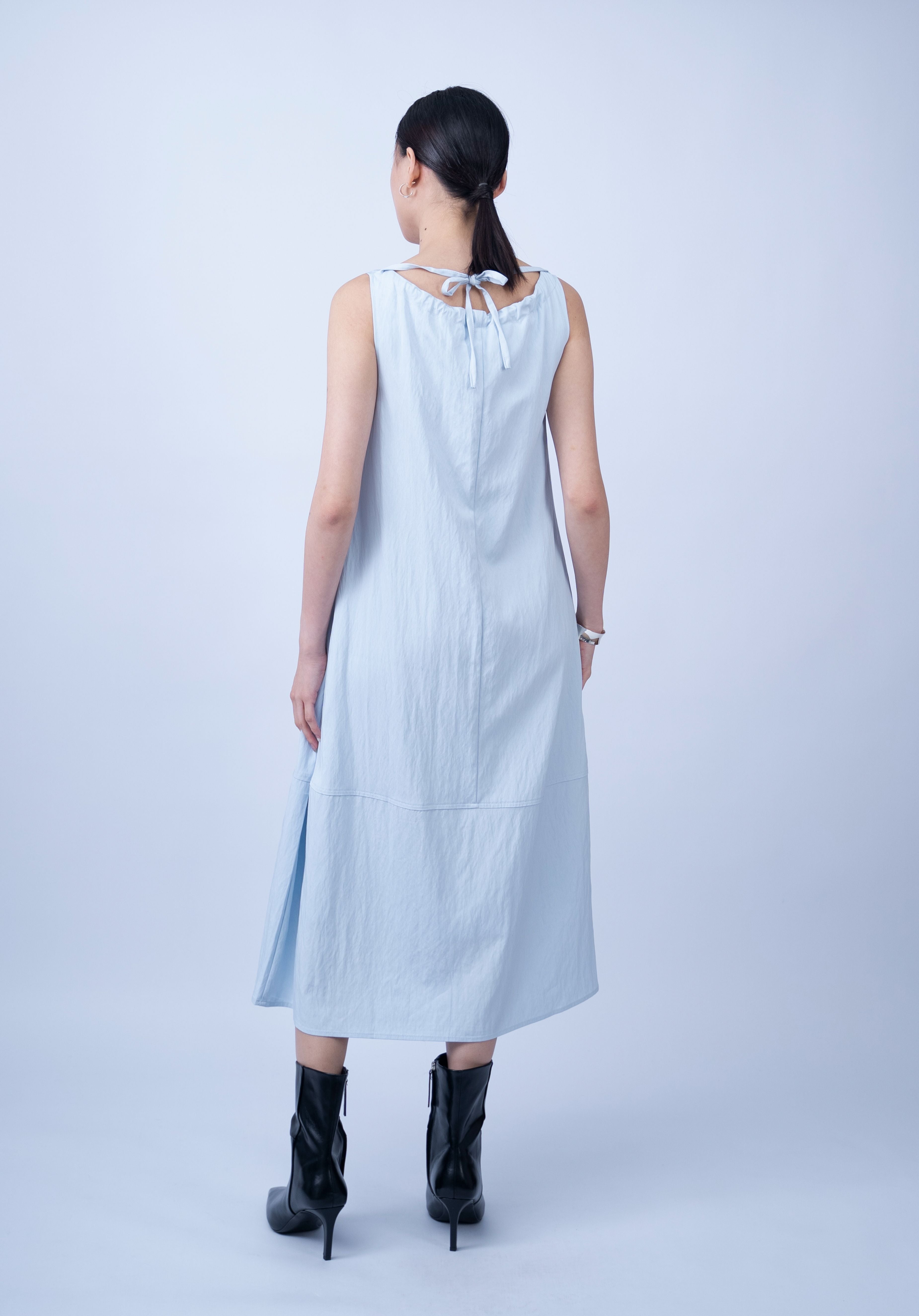 Eyore Tie Black Collar Dress