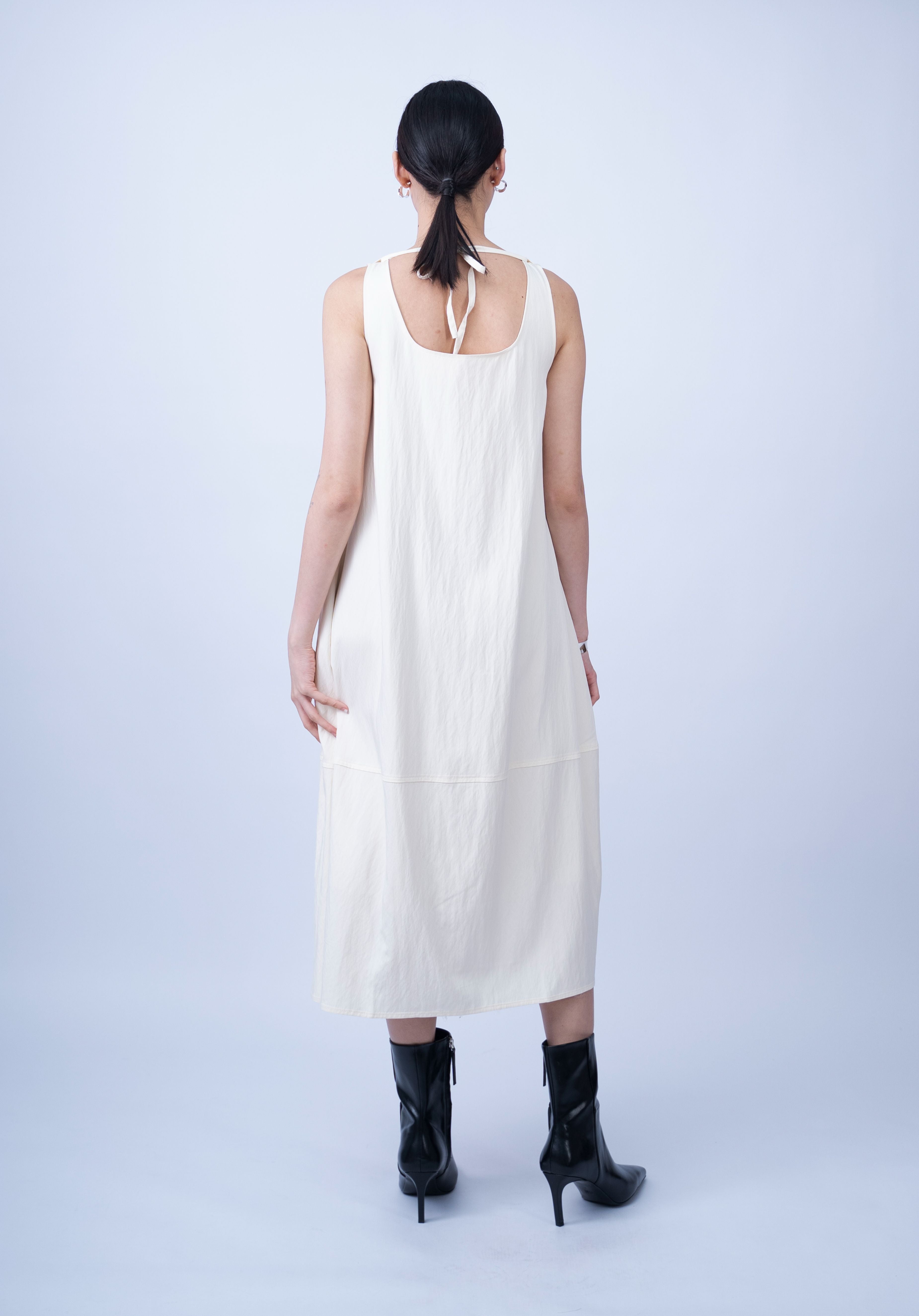 Eyore Tie Black Collar Dress