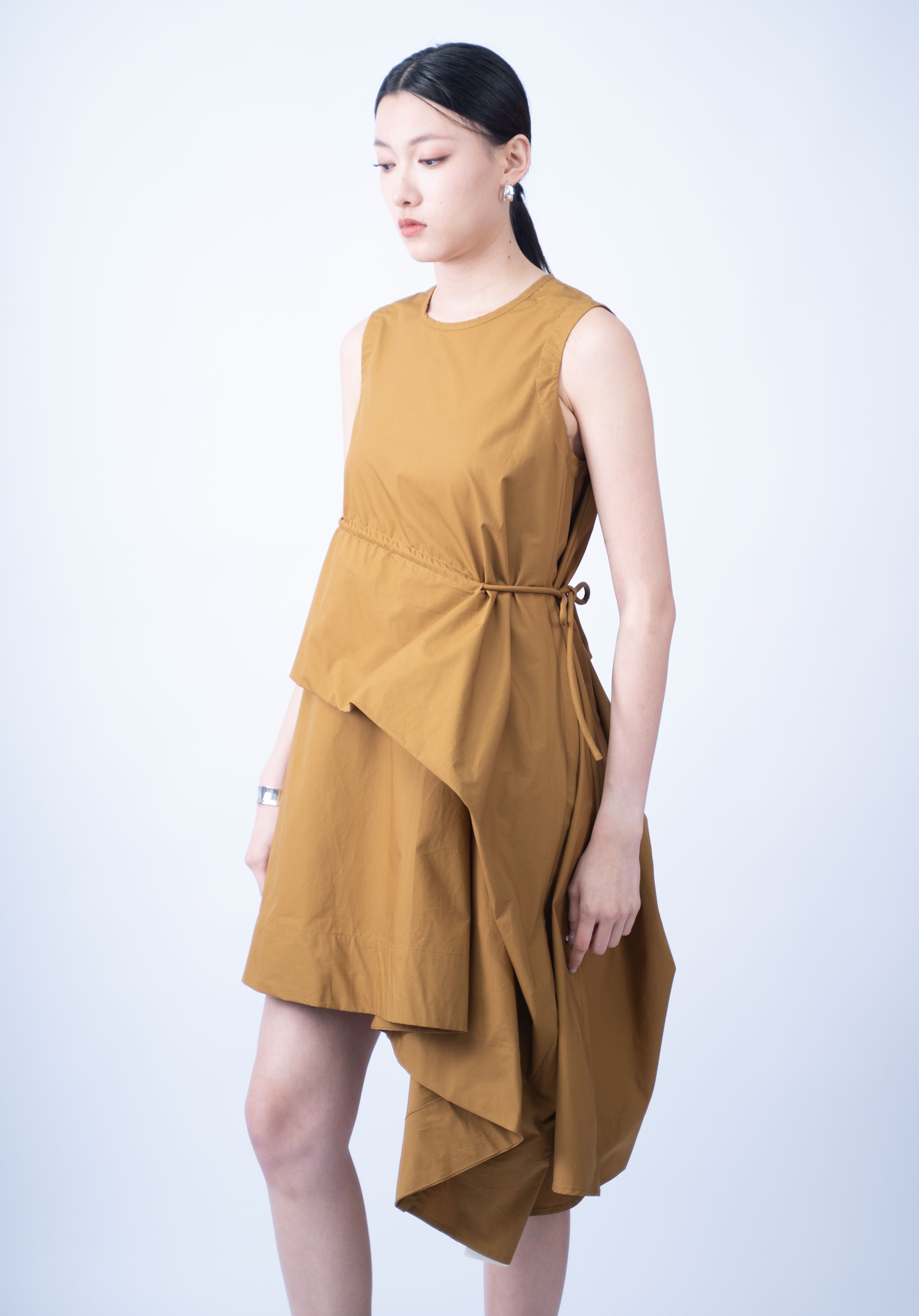 Jobeth Tie Front Cut Dress