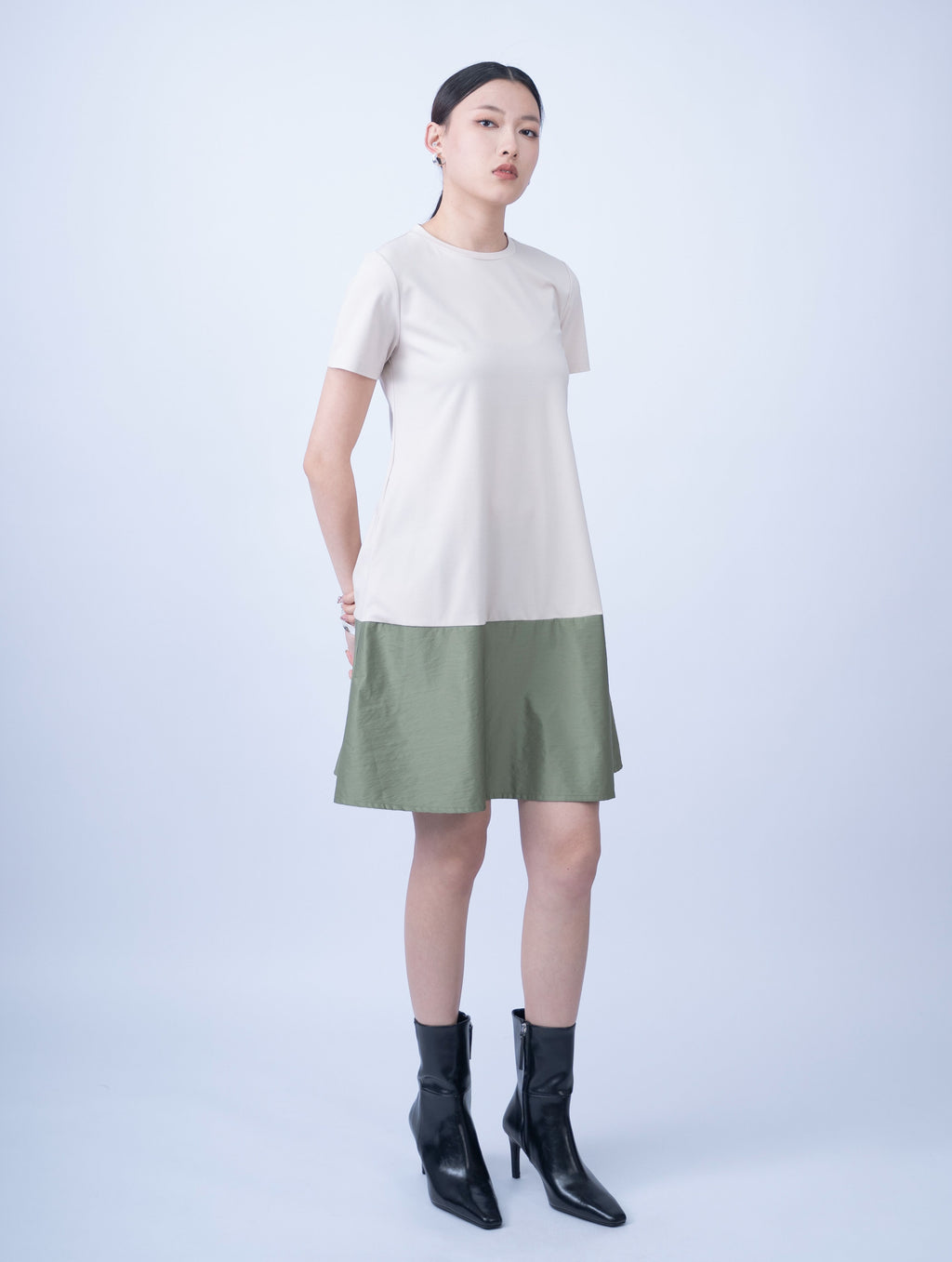 Skye Color Block Short Dress
