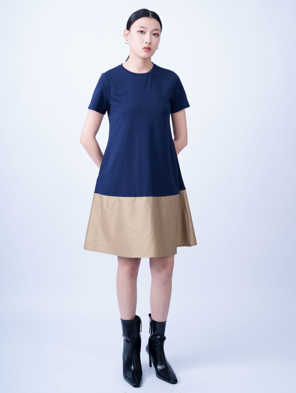 Skye Color Block Short Dress
